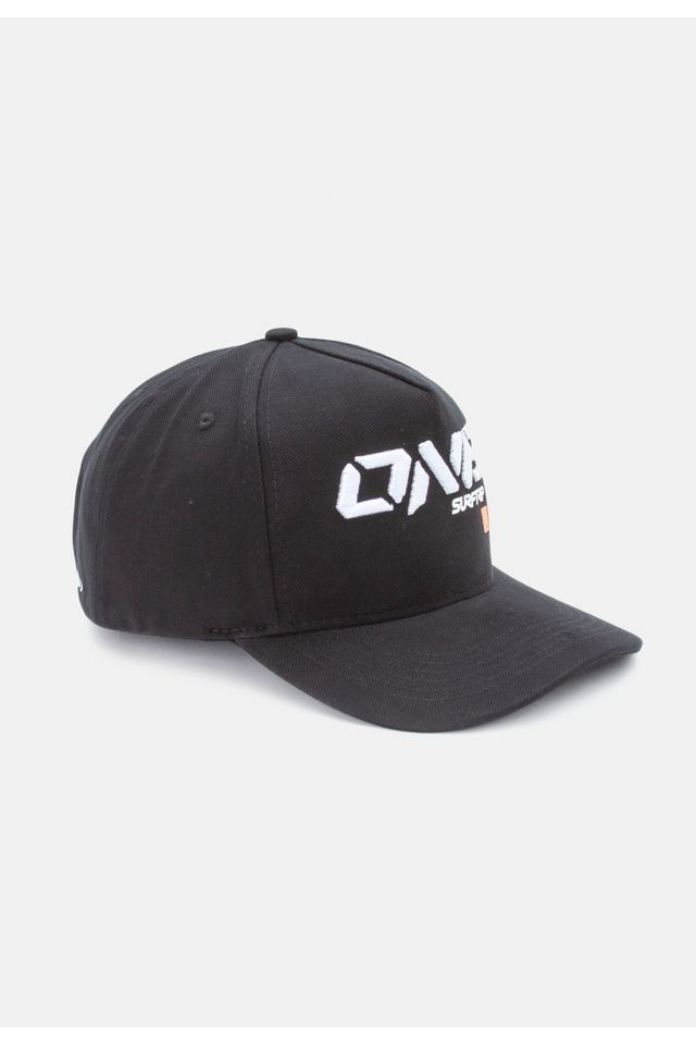 Bone-Onbongo-Aba-Curva-Snapback-Preto