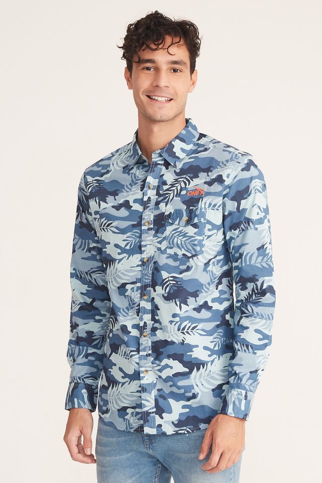 Camisa-Onbongo-Manga-Longa-Camuflada-Azul Camisa-Onbongo-Manga-Longa-Camuflada-Azul