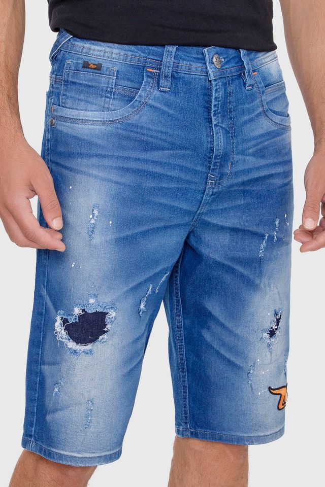 Bermuda-Onbongo-Jeans-Slim-Azul