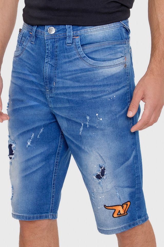 Bermuda-Onbongo-Jeans-Slim-Azul