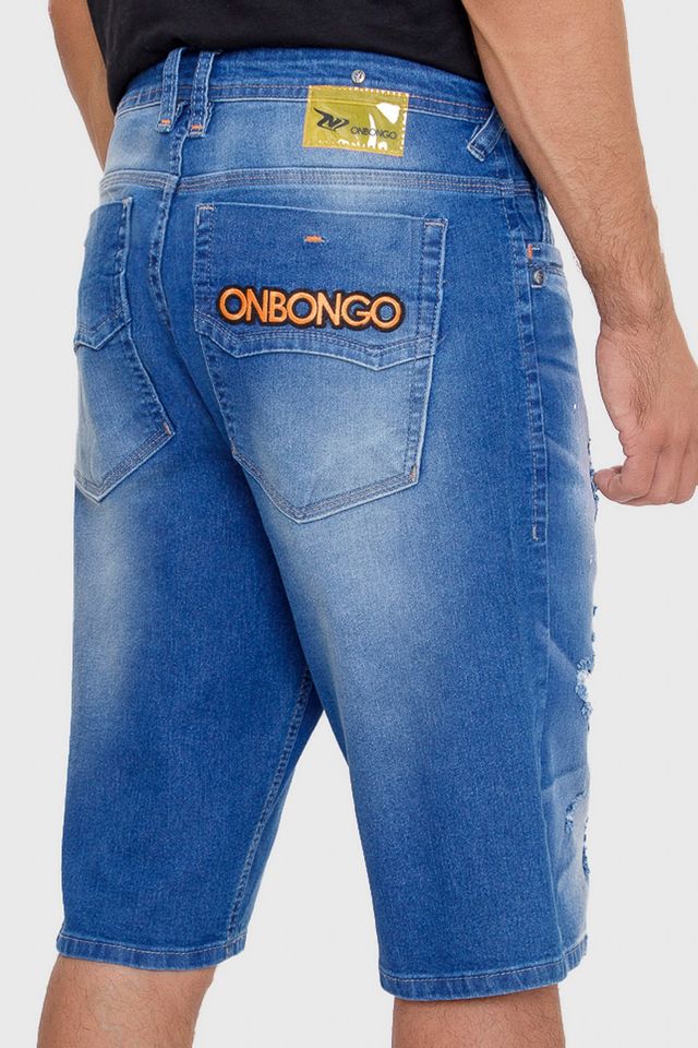 Bermuda-Onbongo-Jeans-Slim-Azul