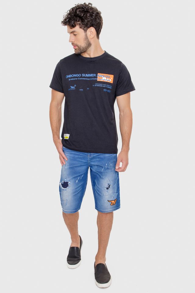 Bermuda-Onbongo-Jeans-Slim-Azul