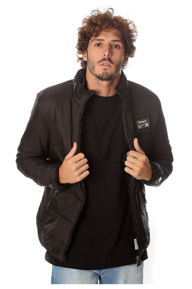 Jaqueta-Starter-Bomber-Aberta-Compton-Preta