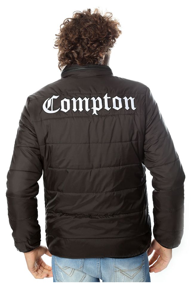 Jaqueta-Starter-Bomber-Aberta-Compton-Preta