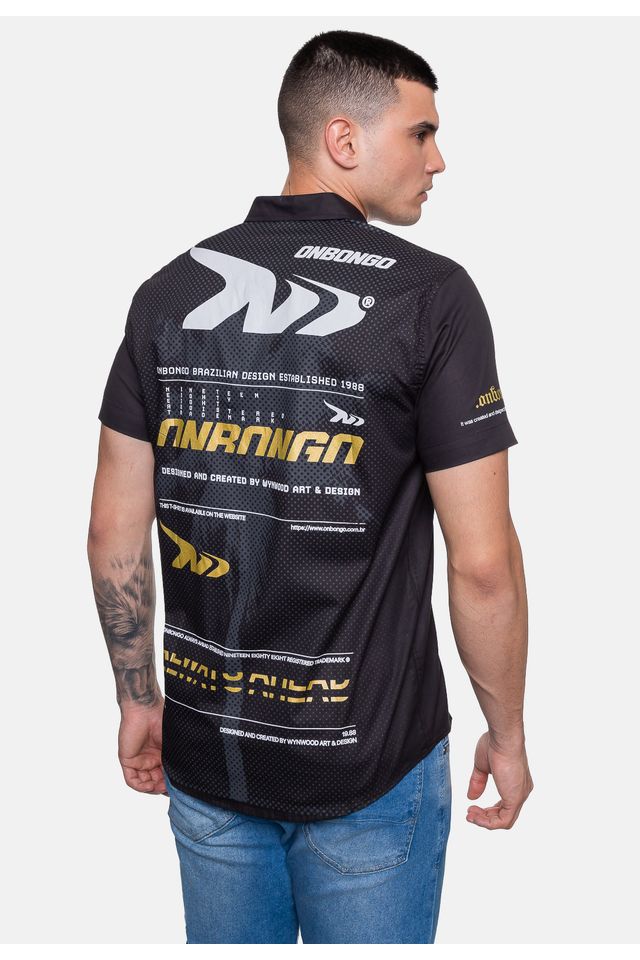Camisa-Onbongo-Manga-Curta-Preta