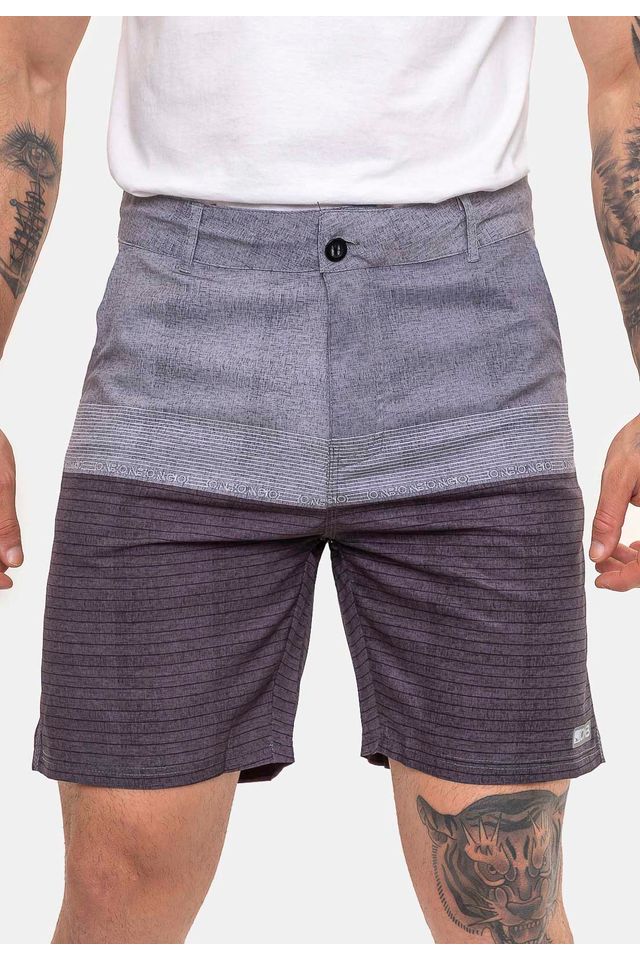 Boardshort-Onbongo-Hibrido-Cinza-Escuro Boardshort-Onbongo-Hibrido-Cinza-Escuro