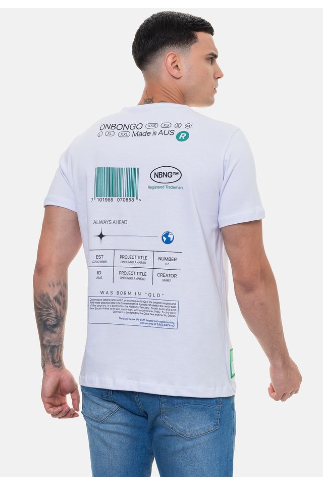 Camiseta-Onbongo-Masculina-Project-Branca