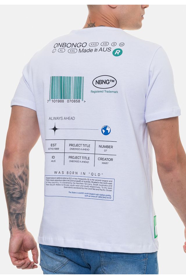 Camiseta-Onbongo-Masculina-Project-Branca