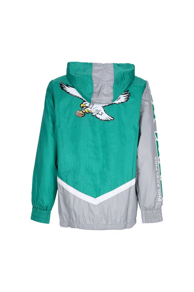 Jaqueta-Mitchell---Ness-Undeniable-Full-Zip-Windbreaker-Philadelphia-Eagles-Verde