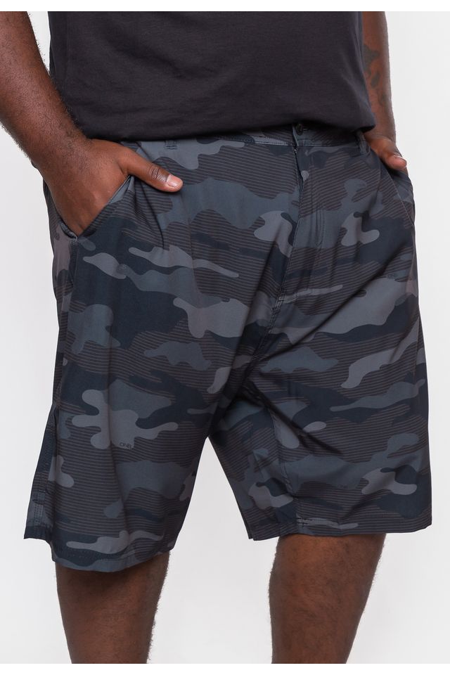 Boardshort-Onbongo-Plus-Size-Hibrido-Preto Boardshort-Onbongo-Plus-Size-Hibrido-Preto