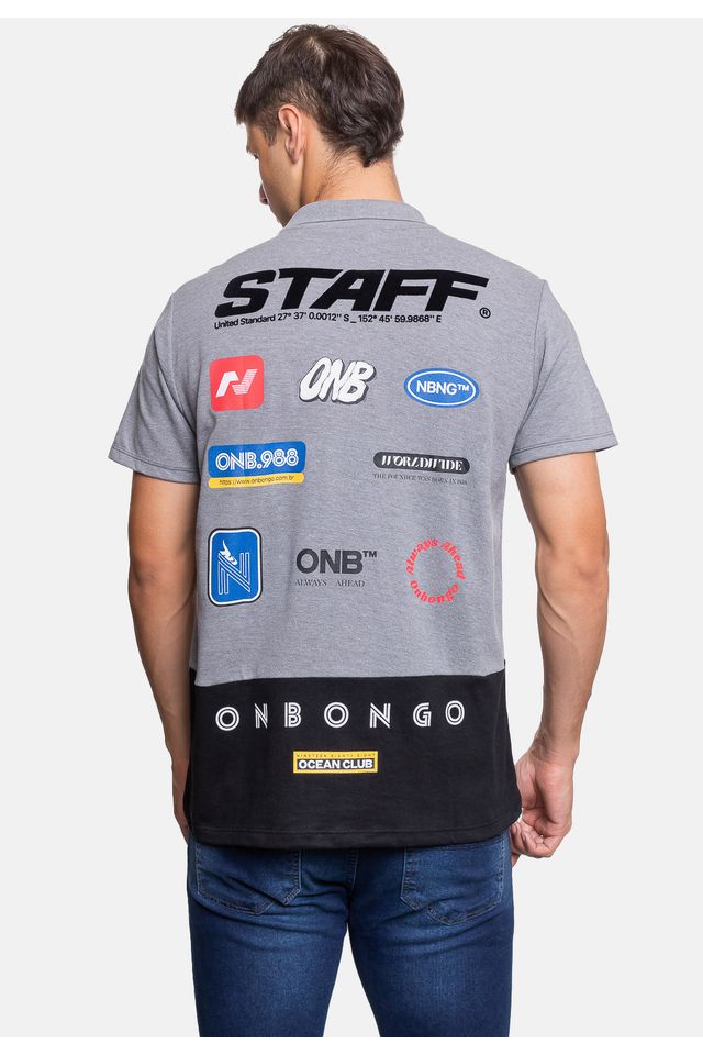 Camisa-Onbongo-Polo-Cinza