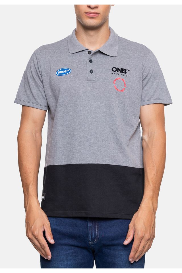 Camisa-Onbongo-Polo-Cinza