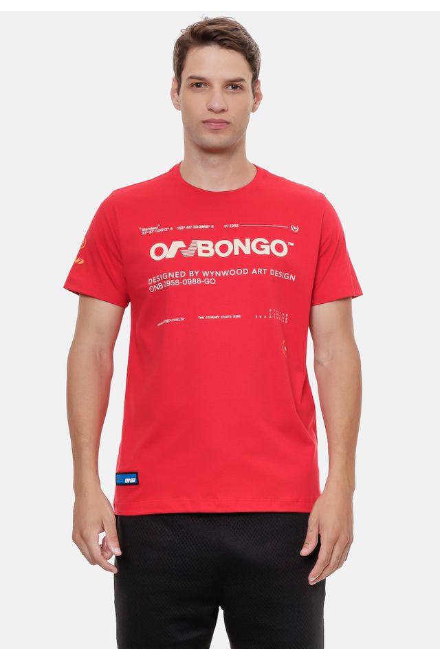 Camiseta-Onbongo-Estampada-Vermelha