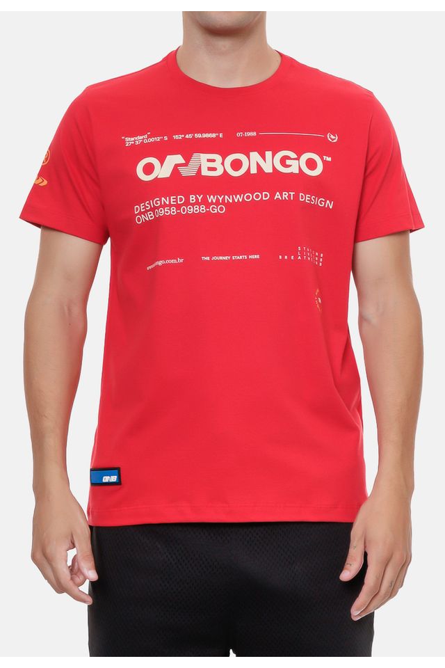 Camiseta-Onbongo-Estampada-Vermelha