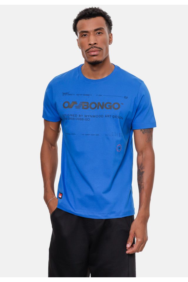 Camiseta-Onbongo-Estampada-Azul-Royal