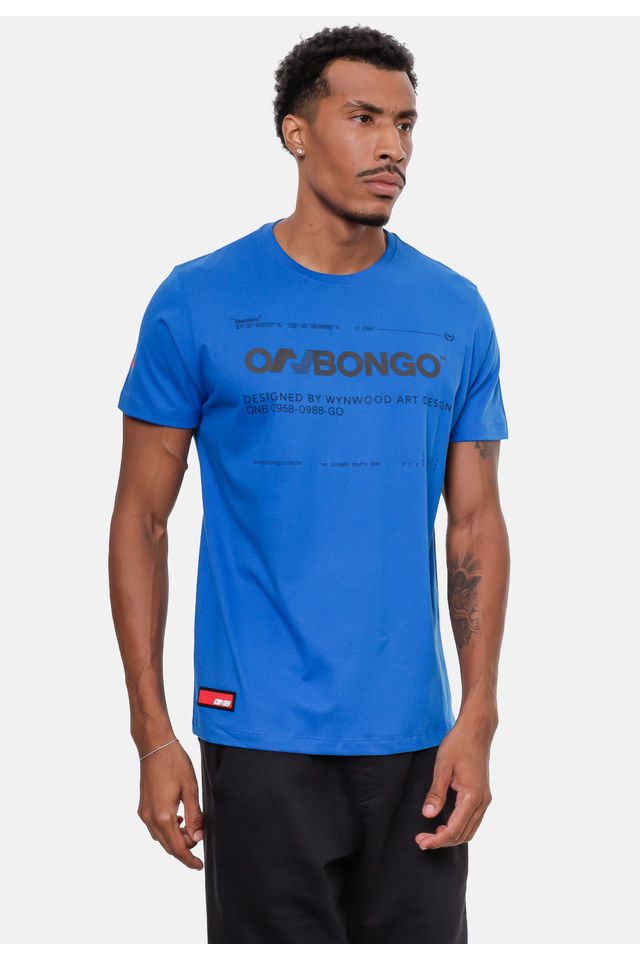 Camiseta-Onbongo-Estampada-Azul-Royal