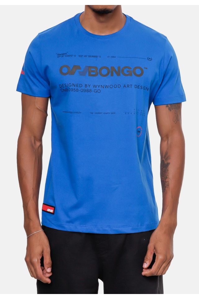 Camiseta-Onbongo-Estampada-Azul-Royal