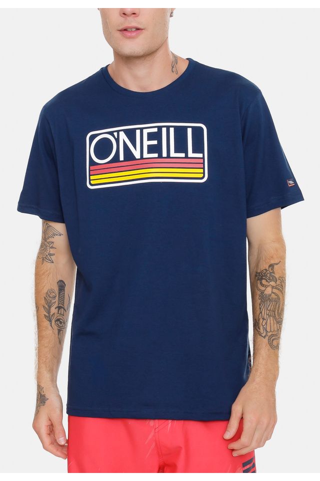 Camiseta-Oneill-Headquarters-Azul-Marinho