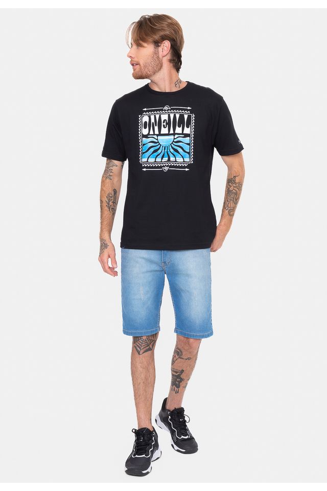 Camiseta-Oneill-Pancho-Preta