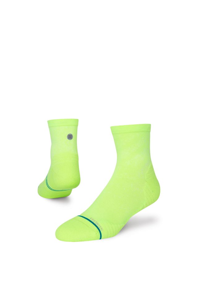 Meia-Stance-Run-Light-Quarter-Verde-Limao