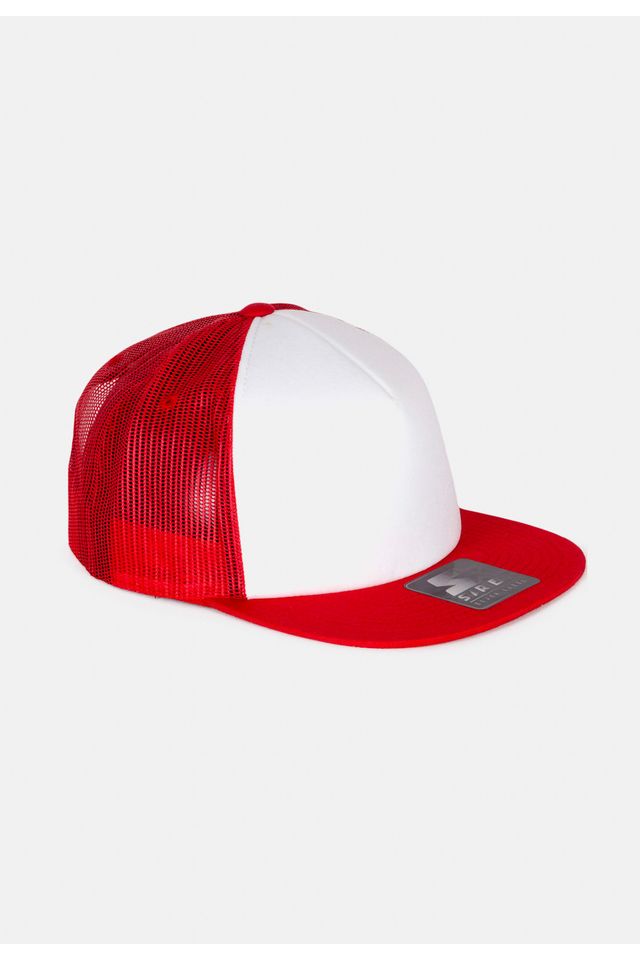 Bone-Starter-Aba-Reta-Snapback-Trucker-Foam-Vermelho