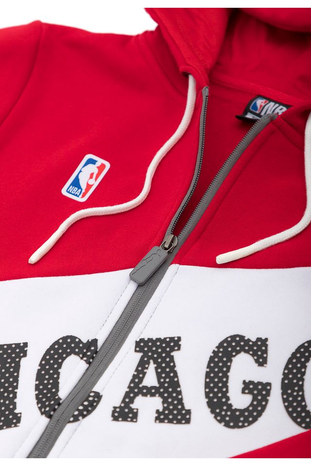 Moletom-NBA-Juvenil-Aberto-Com-Capuz-Chicago-Bulls-Vermelho