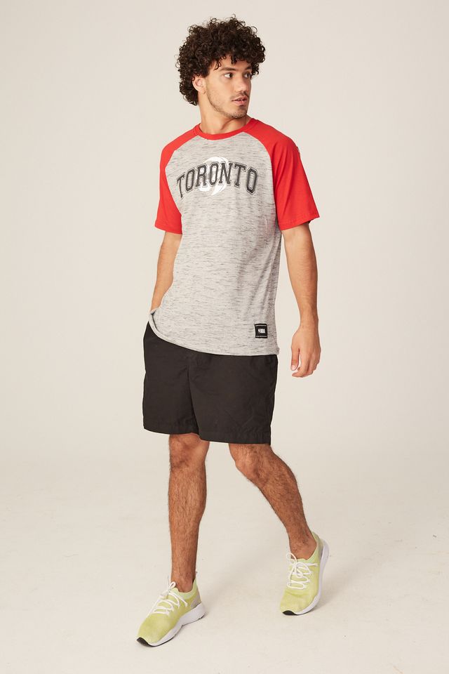 Camiseta-NBA-Especial-Toronto-Raptors-Casual-Cinza
