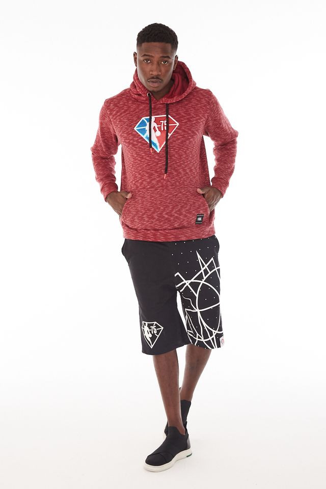 Moletom-NBA-Fechado-Com-Capuz-Diamond-Vinho-Mescla