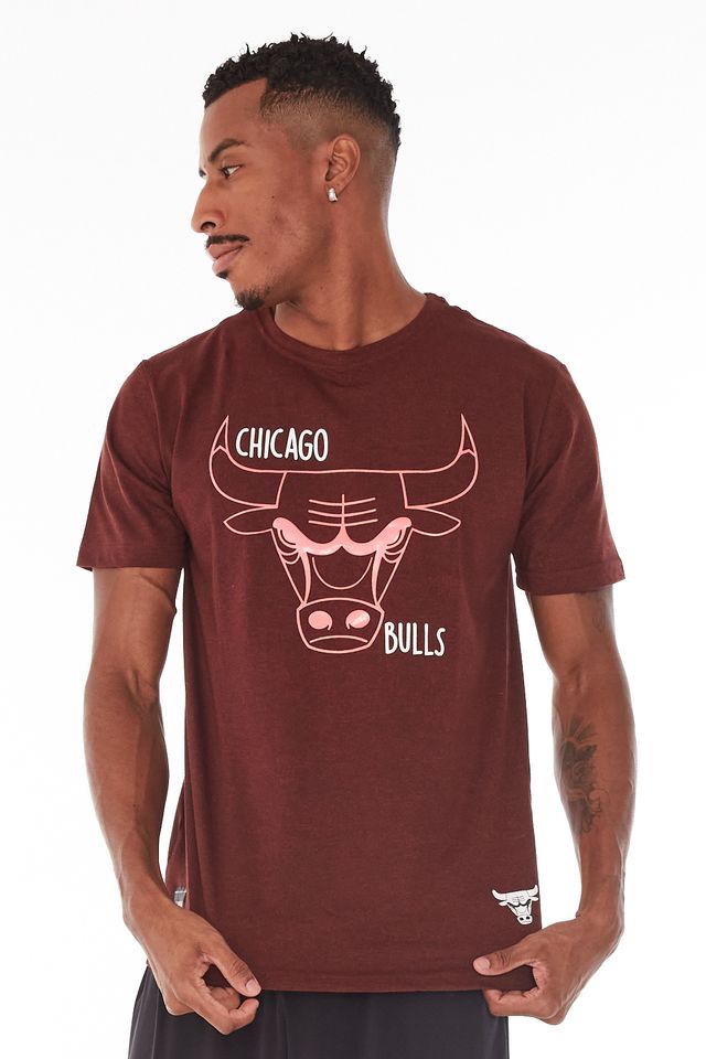Camiseta-NBA-Especial-Chicago-Bulls-Vinho-Mescla