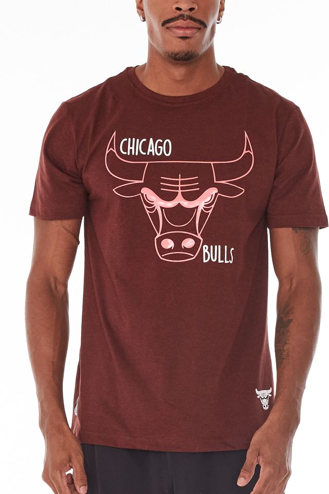 Camiseta-NBA-Especial-Chicago-Bulls-Vinho-Mescla