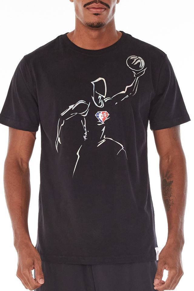 Camiseta-NBA-Especial-Jump-Preta