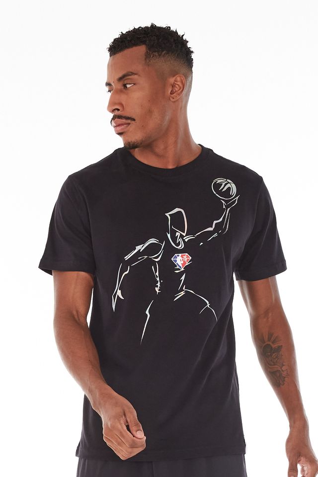 Camiseta-NBA-Especial-Jump-Preta