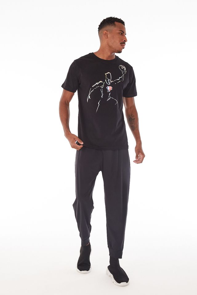 Camiseta-NBA-Especial-Jump-Preta