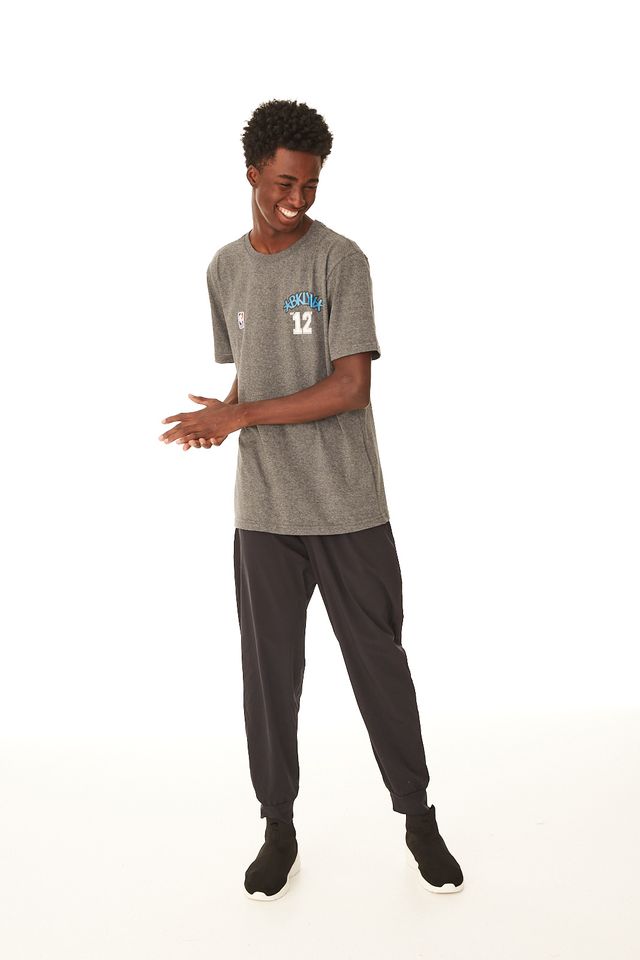 Camiseta-NBA-Especial-Brooklyn-Nets-Cinza-Mescla-Escuro