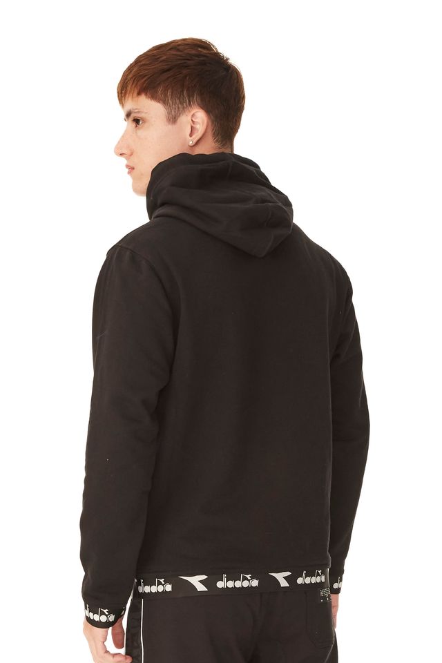 Moletom-Diadora-Fechado-Com-Capuz-Relief-Frieze-Preto