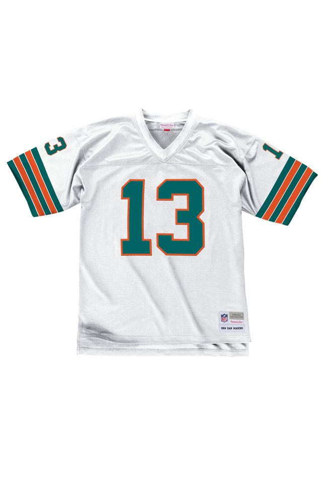 Camisa-Mitchell---Ness-NFL-Legacy-Jersey-Miami-Dolphins-1984-Dan-Marino-Branca Camisa-Mitchell---Ness-NFL-Legacy-Jersey-Miami-Dolphins-1984-Dan-Marino-Branca