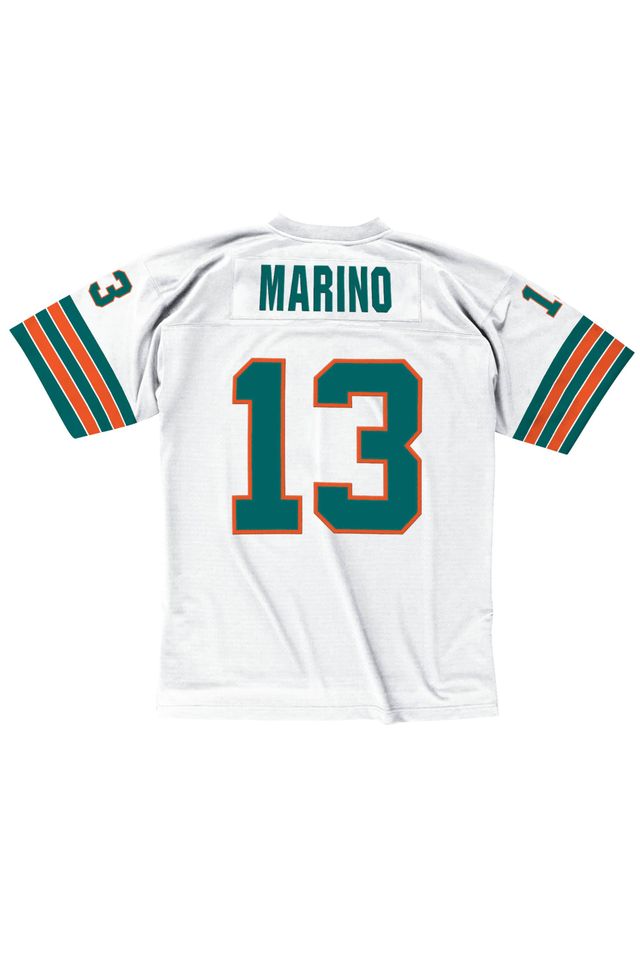 Camisa-Mitchell---Ness-NFL-Legacy-Jersey-Miami-Dolphins-1984-Dan-Marino-Branca