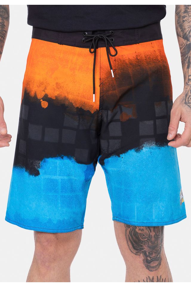 Boardshort-Fatal-C--Elastico-Laranja