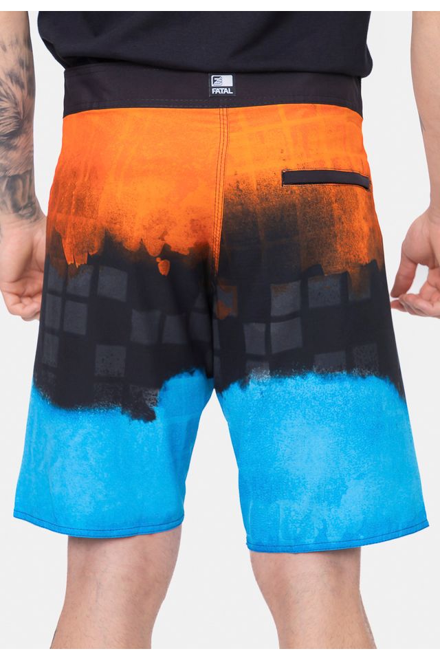 Boardshort-Fatal-C--Elastico-Laranja