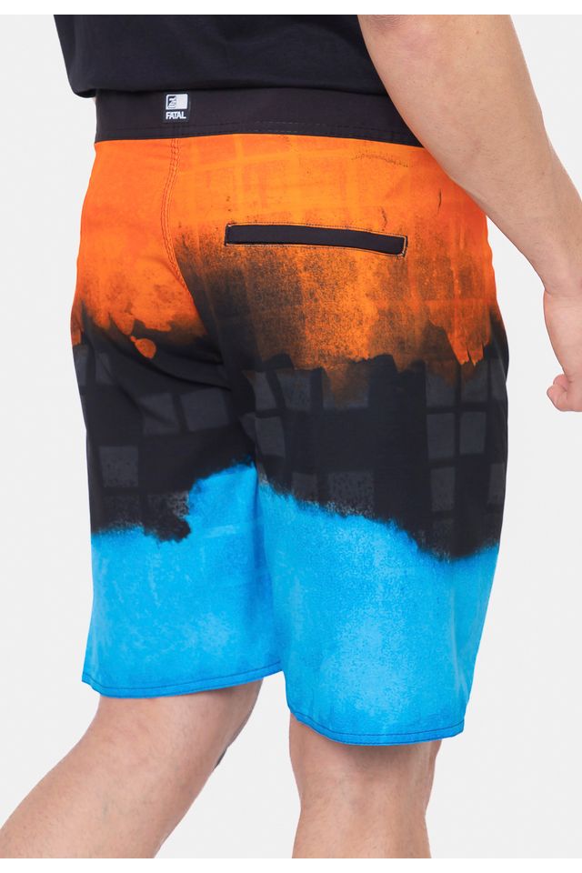 Boardshort-Fatal-C--Elastico-Laranja
