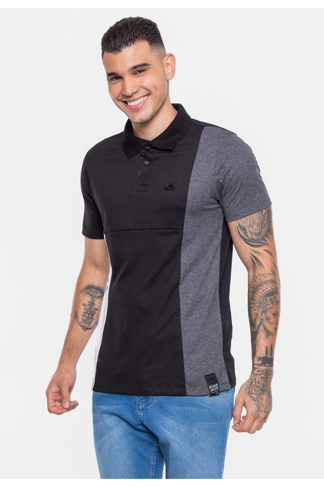 Camisa-Polo-Ecko-Especial-Preta
