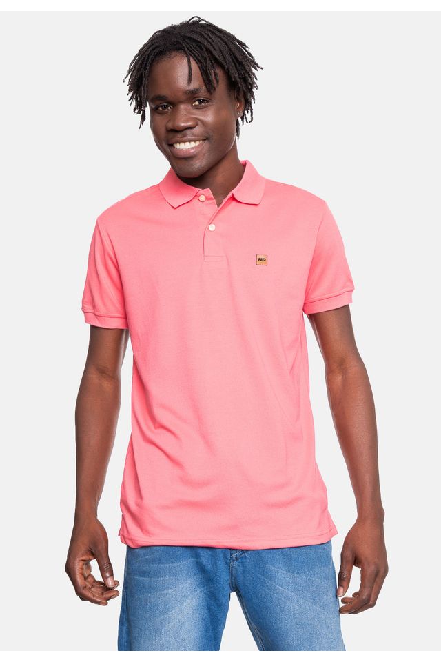 Camisa-Polo-HD-Masculina-Sleeve-Rosa-Coral