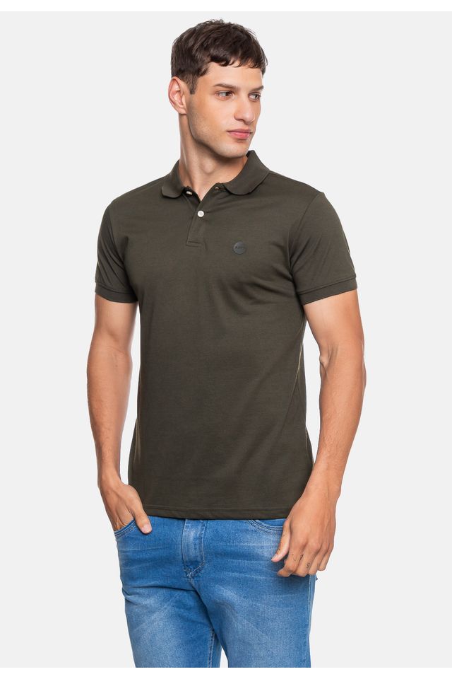 Camisa-Polo-HD-Masculina-Sleeve-Verde-Militar