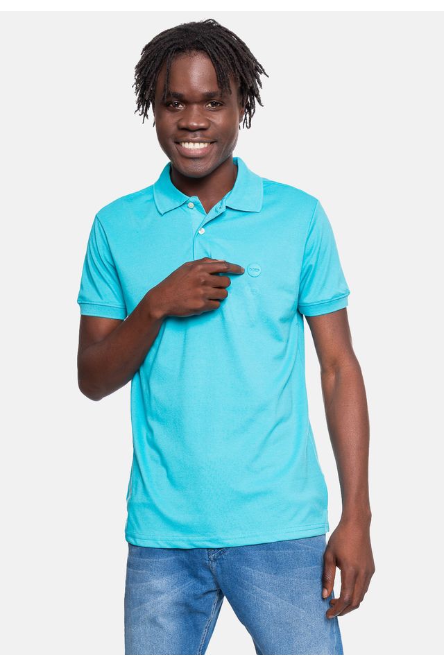 Camisa-Polo-HD-Masculina-Sleeve-Azul-Turquesa