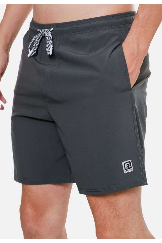 Shorts-Fatal-Elastico-Cinza