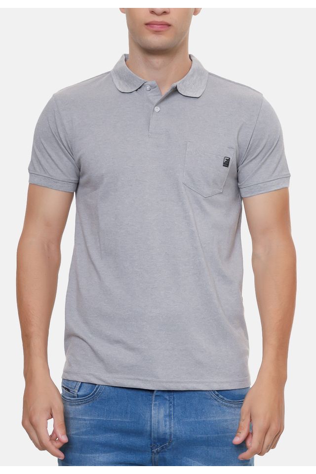 Camisa-Fatal-Polo-Piquet-Cinza
