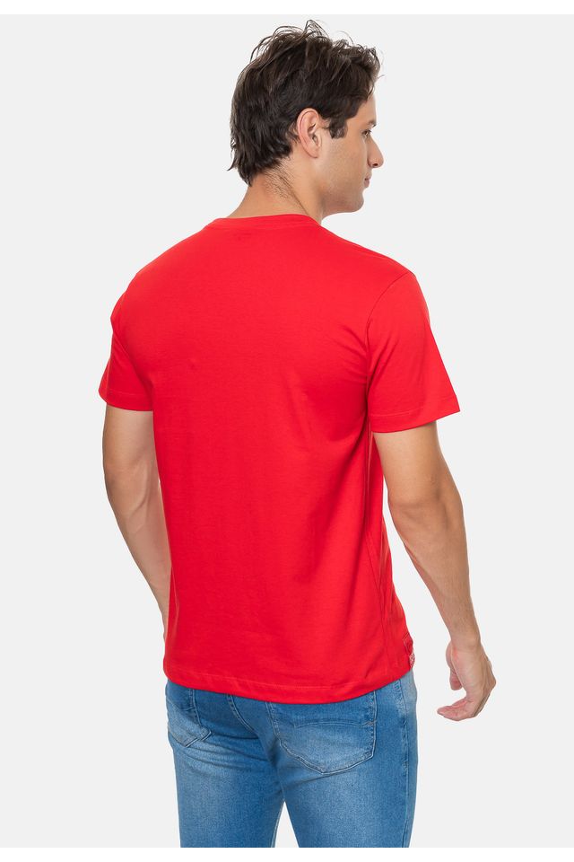 Camiseta-Ecko-Estampada-Vermelha