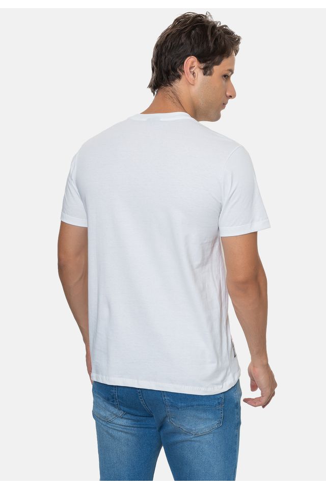 Camiseta-Ecko-Estampada-Branca