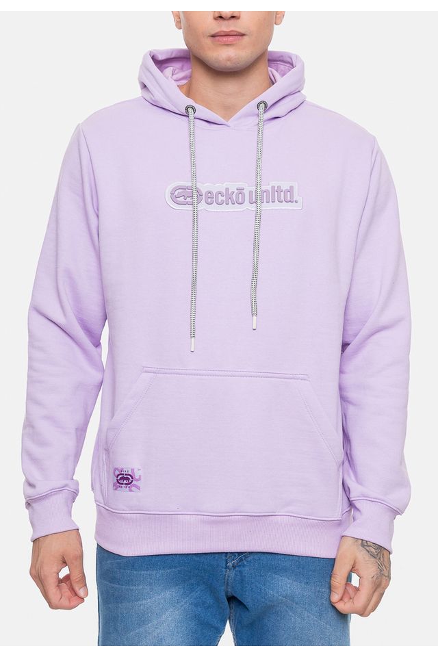 Moletom-Ecko-Canguru-Masculino-Fashion-Basic-Rubber-Lilas-Lavanda