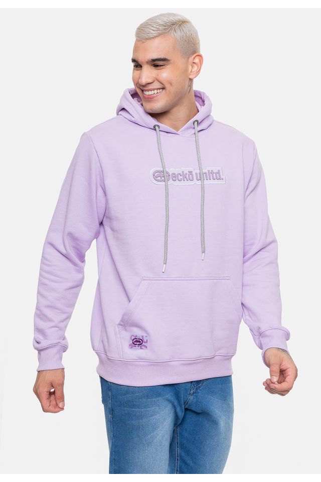 Moletom-Ecko-Canguru-Masculino-Fashion-Basic-Rubber-Lilas-Lavanda